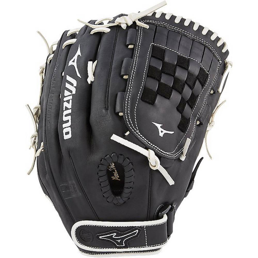 Luva Mizuno Softball MVP Prime SE Fastpitch 13" - Mulher - Pretas/Prateadas - GIUAM9425